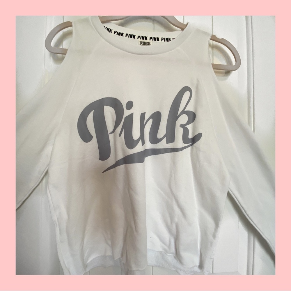 *SOLD* *vs pink* cold shoulder sweater